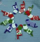 Mini Christmas Stocking Ornaments