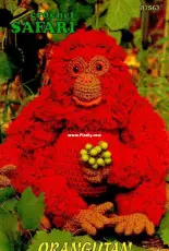 Annies Attic - Barbara Anderson - 87S63 Crochet Safari - Orangutan