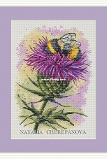 Fragrant Thistle by Natalia Cherepanova