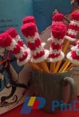 Galloway Fiber Arts - Lori Galloway - Happy Birthday Dr. Seuss Pencil Topper - Free