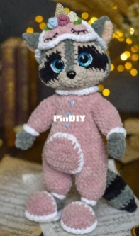 Provyazano - Alice Shop Toys - Viktoria Lazareva - Raccoon - English Translated