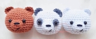 Happygurumi - We Bare Bears Head  - Free