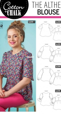 Cotton + Chalk - The Althea Blouse Sizes 6-32