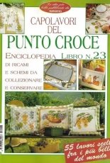 Prima Donna Edi. Encyclopedia-Capolavori del Punto Croce-N°23 / Italian