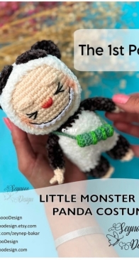 Seynooo Design - Zeynep Bakar - Little Monster in Panda Costume