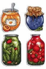 M.P. Studio - М.П. Студия - Firebird - P-454 - Autumn Gifts Magnets in PCS