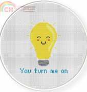 Daily Cross Stitch - You Turn Me On