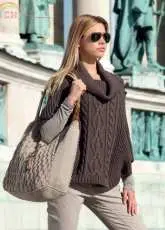 Lana Gatto-Cape & Oriental Bag by Filatura-English-Free
