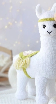 Lana Crochet Pattern - Lana Mi Toys - Irene / Irina Ilinova - Llama - English / Spanish