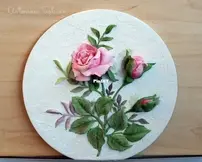 Beautiful roses - 3D texture painting