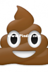 Emoji Cross Stitch - Smiling Pile of Poo