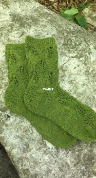 Walking in the Woods Socks by Victoria Malevich-Free