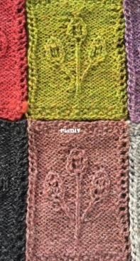Blossom Bunting Afghan Block by Fiona Alice - FREE
