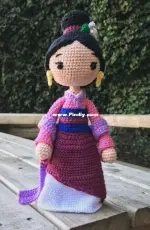 Que Se Teje Amigurumis - Melisa Valdes -   Mulan - Spanish