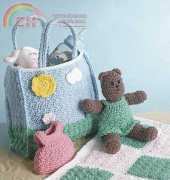 DRG -  EHC0481 Vacation Tote & Teddy by Lori Zeller
