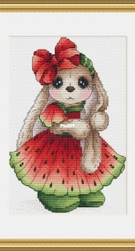 Watermelon Bunny by Svetlana Sichkar