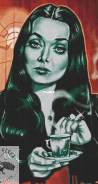 Thread Geeks - Morticia Addams Tea Time