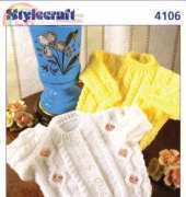 Stylecraft DK  - 4106 - Cardigan and sweater