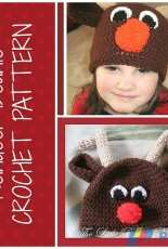 The Little Bucket Boutique- Elizabeth Roggasch - Reindeer Beanie