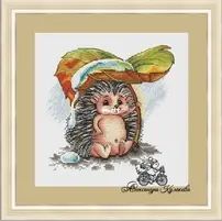 Autumn Hedgehog by Kulakova Alexandra