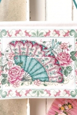 Eastern Delights - Oriental Fan by Durene Jones from Cross stitch Gold 147 XSD