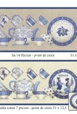 Le Bonheur des Dames - 1039(1081) Vaisselle bleue
