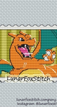 Lunar Fox Stitch - Charizard