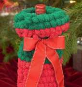 Red Heart LW2229-Wine Bottle Cover