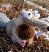 Great Grey Crochet - Rebekah Fair - Scrat the Squirrel - Free