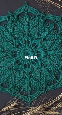 Vitagul - Viktoria Gul - Виктория Гуль - Snowflake Love - Салфетка Adele - Russian