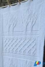 Traveling Double Diamonds Tree of Life Baby Throw by Marlene Dysert -  free