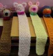 6 Cute Knitted Bookmarks by Marlene Lang-Free