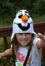Top stitches Crochet - Jen Knight - Frozens Olaf Crochet Hat