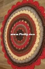 Alicia doily rug
