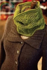 Cabled Feather Cowl by Cindy Craig/The Studio Knitting and Needlepoint-Free