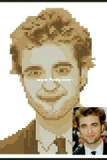 Stitch a Star - Robert Pattinson from Cross Stitcher 220 XSD