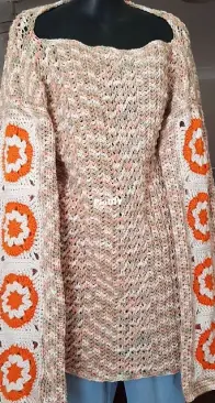African Flower Sweater