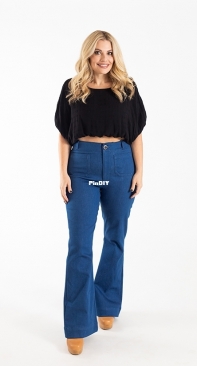 Chalk and Notch Patterns - Isle Jeans Pattern - English