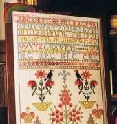 Marys sampler from A Treasury of Antique sampler