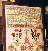 Marys sampler from A Treasury of Antique sampler