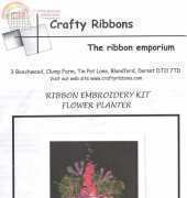 crafty ribbons flowers planter