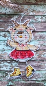 Snowman Goat by Elena Shestakova XSD