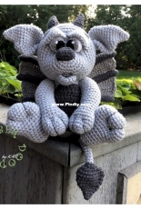 K4TT - Fiberdoodles - SA091 - Gideon the Gargoyle