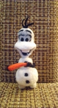 Olaf - needle felting