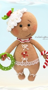 Kuschelschnuffelbande - Martina Noll - Gingerbread Man - Lebkuchenmaennchen - German