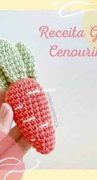Gabiartística - Gabriella Lara Silva -  Little Carrot - Cenourinha -  Portuguese - Free