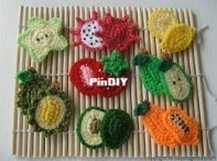 Sky Magenta - W.Y Ng - Crochet Fruit Applique 2