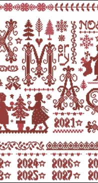 Marjorie Massey NS-6 Merry Xmas Noel  XSD + PCS