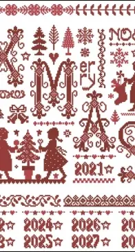 Marjorie Massey NS-6 Merry Xmas Noel  XSD + PCS