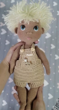 Mamaknitka - Polina Baeva - Doll Vanechka
